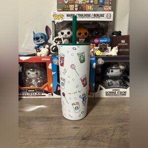 Roller Rabbit X Starbucks Holiday Collab 24oz Metal Tumbler
